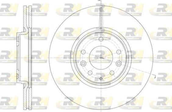 Roadhouse 61949.10 - Гальмівний диск autozip.com.ua