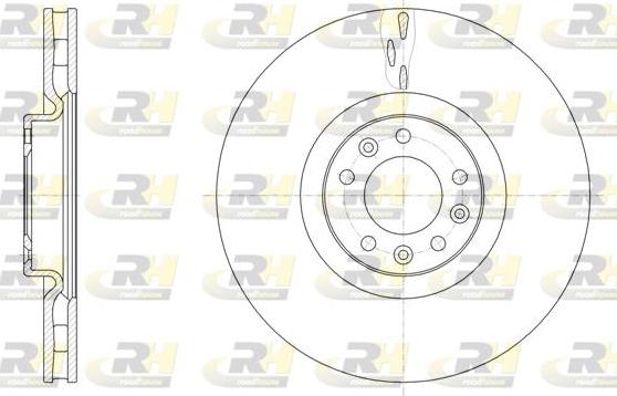 Roadhouse 61498.10 - Гальмівний диск autozip.com.ua