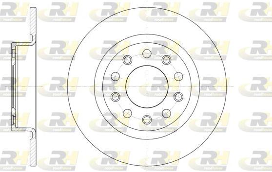 Roadhouse 61445.00 - Гальмівний диск autozip.com.ua