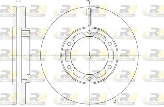 Roadhouse 61409.10 - Гальмівний диск autozip.com.ua