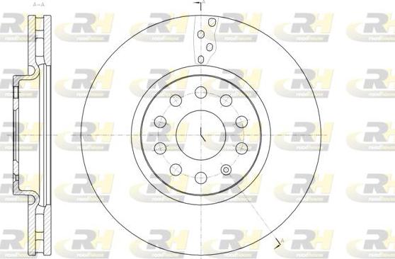 Roadhouse 61479.10 - Гальмівний диск autozip.com.ua