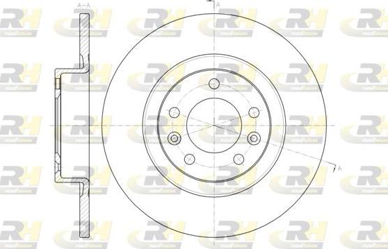 Roadhouse 61473.00 - Гальмівний диск autozip.com.ua