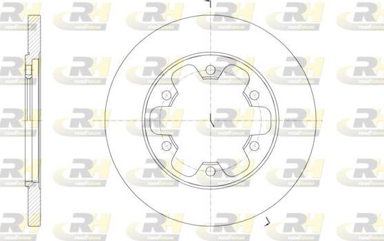 Roadhouse 61569.00 - Гальмівний диск autozip.com.ua