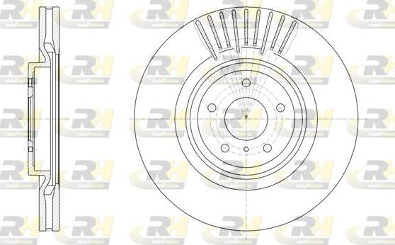 Roadhouse 61508.10 - Гальмівний диск autozip.com.ua