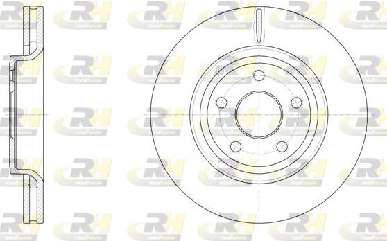 Roadhouse 61512.10 - Гальмівний диск autozip.com.ua