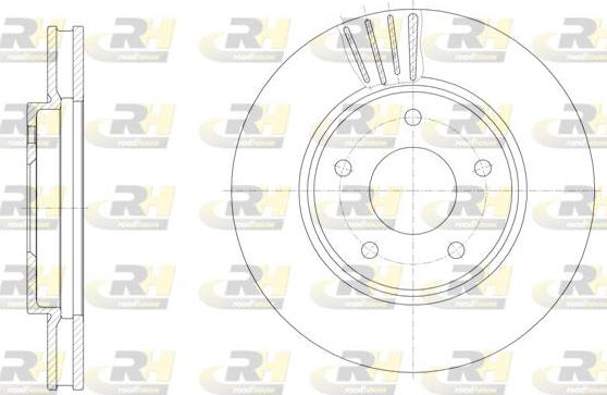 Roadhouse 61531.10 - Гальмівний диск autozip.com.ua