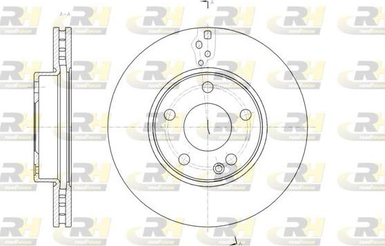 Roadhouse 61521.10 - Гальмівний диск autozip.com.ua