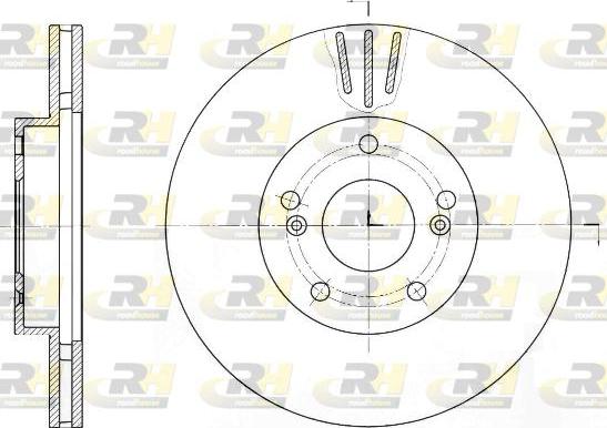 Roadhouse 61644.10 - Гальмівний диск autozip.com.ua