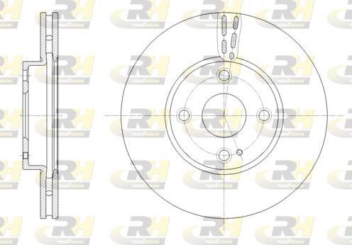 Roadhouse 61659.10 - Гальмівний диск autozip.com.ua