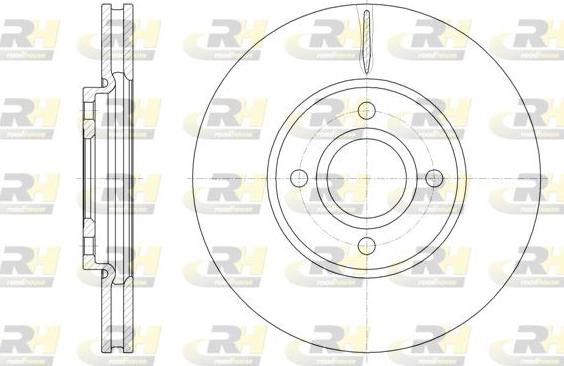 Roadhouse 61601.10 - Гальмівний диск autozip.com.ua