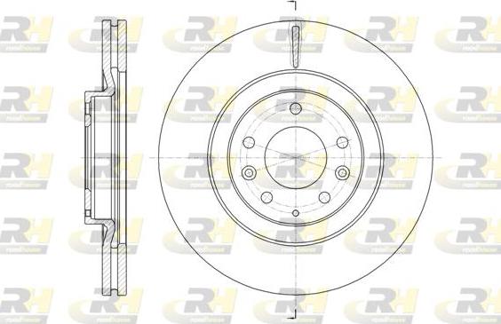 Roadhouse 61638.10 - Гальмівний диск autozip.com.ua