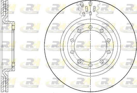 Roadhouse 61672.10 - Гальмівний диск autozip.com.ua