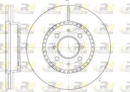 Roadhouse 61096.10 - Гальмівний диск autozip.com.ua