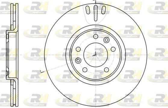 Roadhouse 61051.10 - Гальмівний диск autozip.com.ua