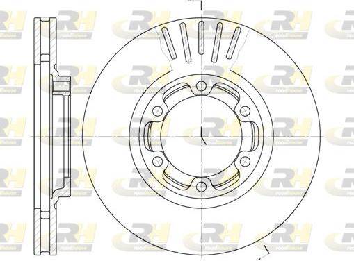 Roadhouse 61083.10 - Гальмівний диск autozip.com.ua