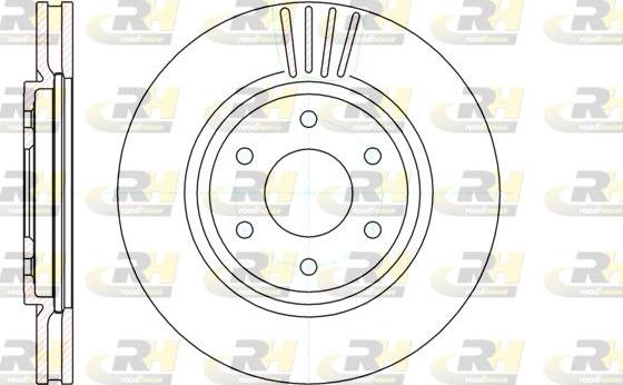 Roadhouse 61037.10 - Гальмівний диск autozip.com.ua