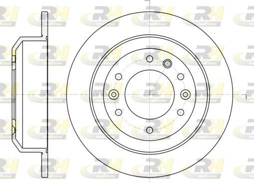 Roadhouse 61027.00 - Гальмівний диск autozip.com.ua