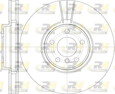 Roadhouse 61079.10 - Гальмівний диск autozip.com.ua