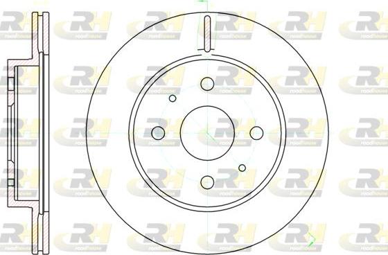 Roadhouse 61190.10 - Гальмівний диск autozip.com.ua