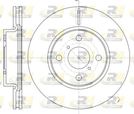 Roadhouse 61169.10 - Гальмівний диск autozip.com.ua