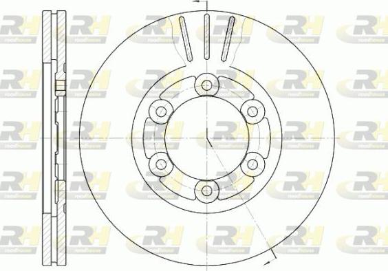 Roadhouse 61164.10 - Гальмівний диск autozip.com.ua