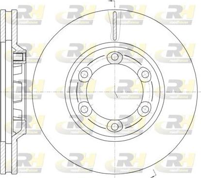 Roadhouse 61163.10 - Гальмівний диск autozip.com.ua