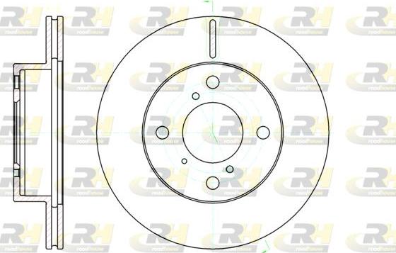 Roadhouse 61104.10 - Гальмівний диск autozip.com.ua