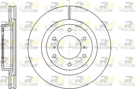 Roadhouse 61100.10 - Гальмівний диск autozip.com.ua