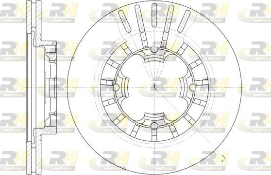 Roadhouse 61108.10 - Гальмівний диск autozip.com.ua