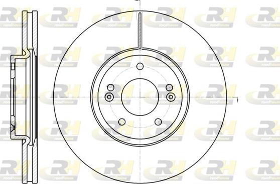 Roadhouse 61102.10 - Гальмівний диск autozip.com.ua