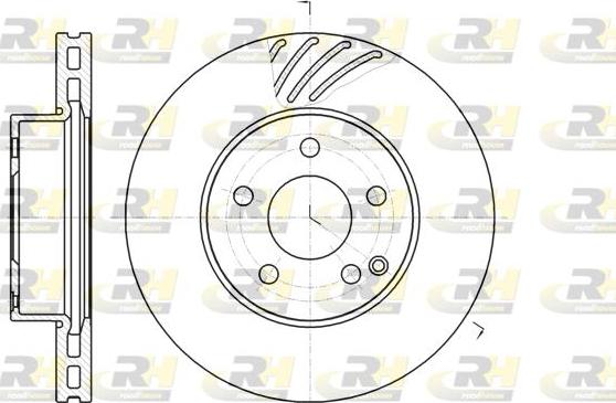 Roadhouse 61184.10 - Гальмівний диск autozip.com.ua