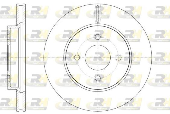 Roadhouse 61850.10 - Гальмівний диск autozip.com.ua