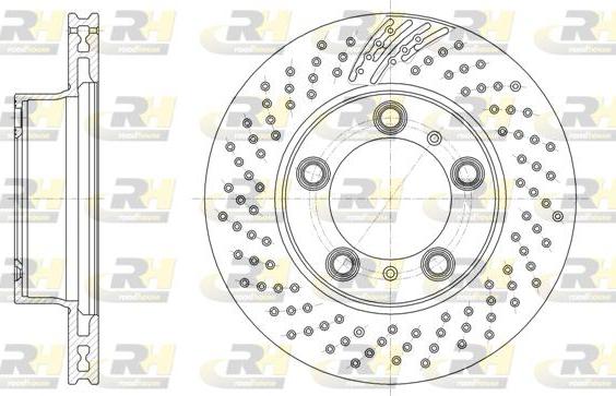 Roadhouse 61863.11 - Гальмівний диск autozip.com.ua