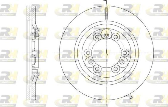 Roadhouse 61830.10 - Гальмівний диск autozip.com.ua