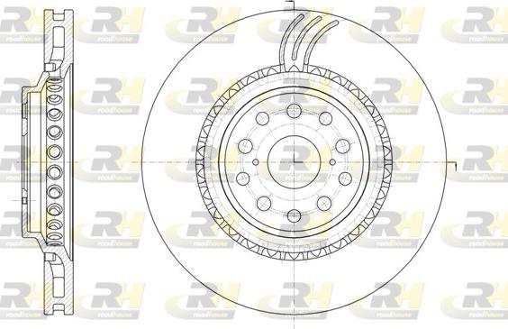 Roadhouse 61877.11 - Гальмівний диск autozip.com.ua