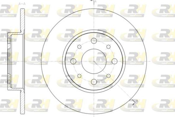 Roadhouse 61390.00 - Гальмівний диск autozip.com.ua