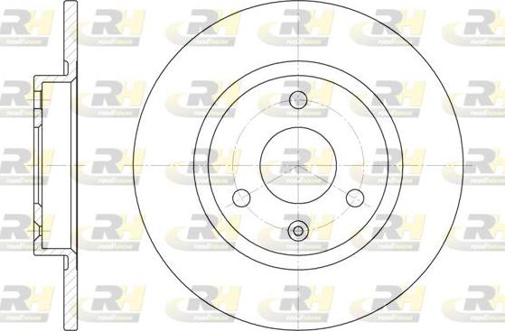 Roadhouse 6129.00 - Гальмівний диск autozip.com.ua