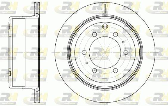 Roadhouse 61256.10 - Гальмівний диск autozip.com.ua