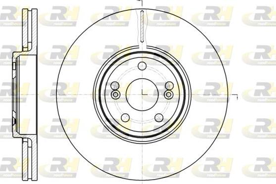 Roadhouse 61234.10 - Гальмівний диск autozip.com.ua