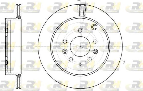 Roadhouse 61237.10 - Гальмівний диск autozip.com.ua