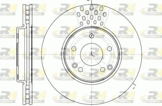 Roadhouse 61225.10 - Гальмівний диск autozip.com.ua