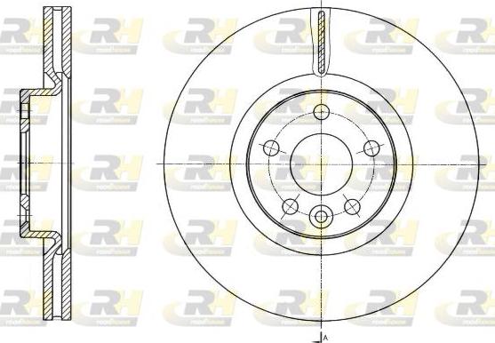 Roadhouse 61764.10 - Гальмівний диск autozip.com.ua