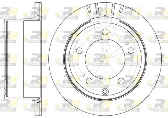 DJ Parts BD2998 - Гальмівний диск autozip.com.ua