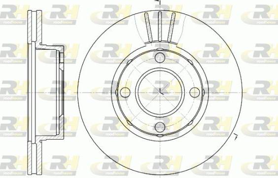 Roadhouse 6177.10 - Гальмівний диск autozip.com.ua