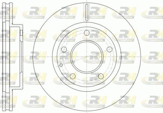 Roadhouse 6841.10 - Гальмівний диск autozip.com.ua