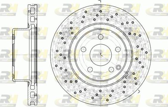 Roadhouse 6817.10 - Гальмівний диск autozip.com.ua