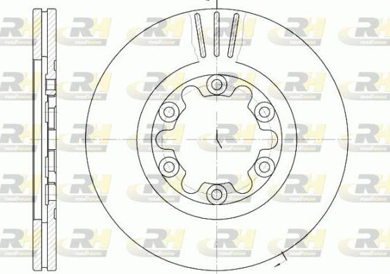 Roadhouse 6882.10 - Гальмівний диск autozip.com.ua