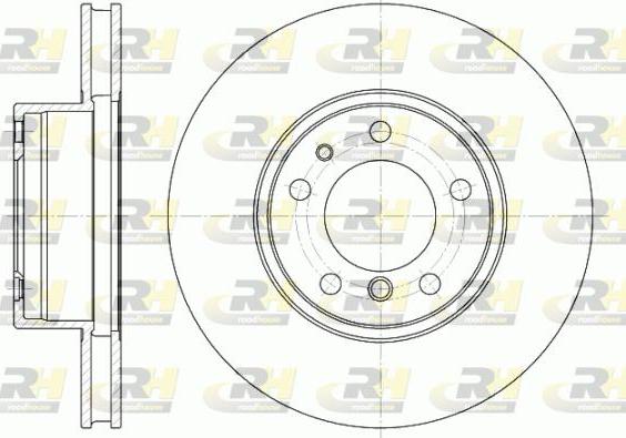 Roadhouse 6349.10 - Гальмівний диск autozip.com.ua