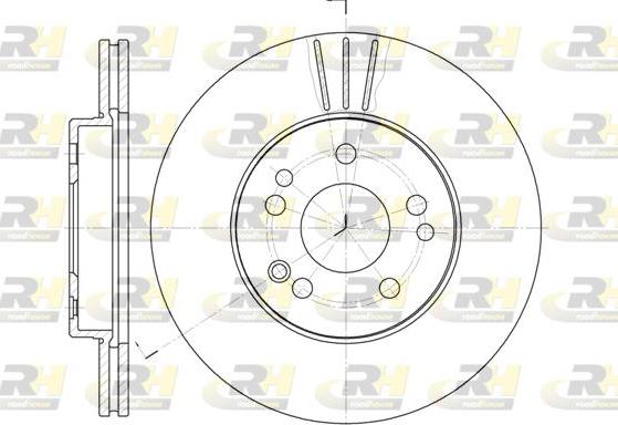 Roadhouse 6314.10 - Гальмівний диск autozip.com.ua