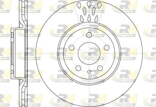 Roadhouse 6316.10 - Гальмівний диск autozip.com.ua